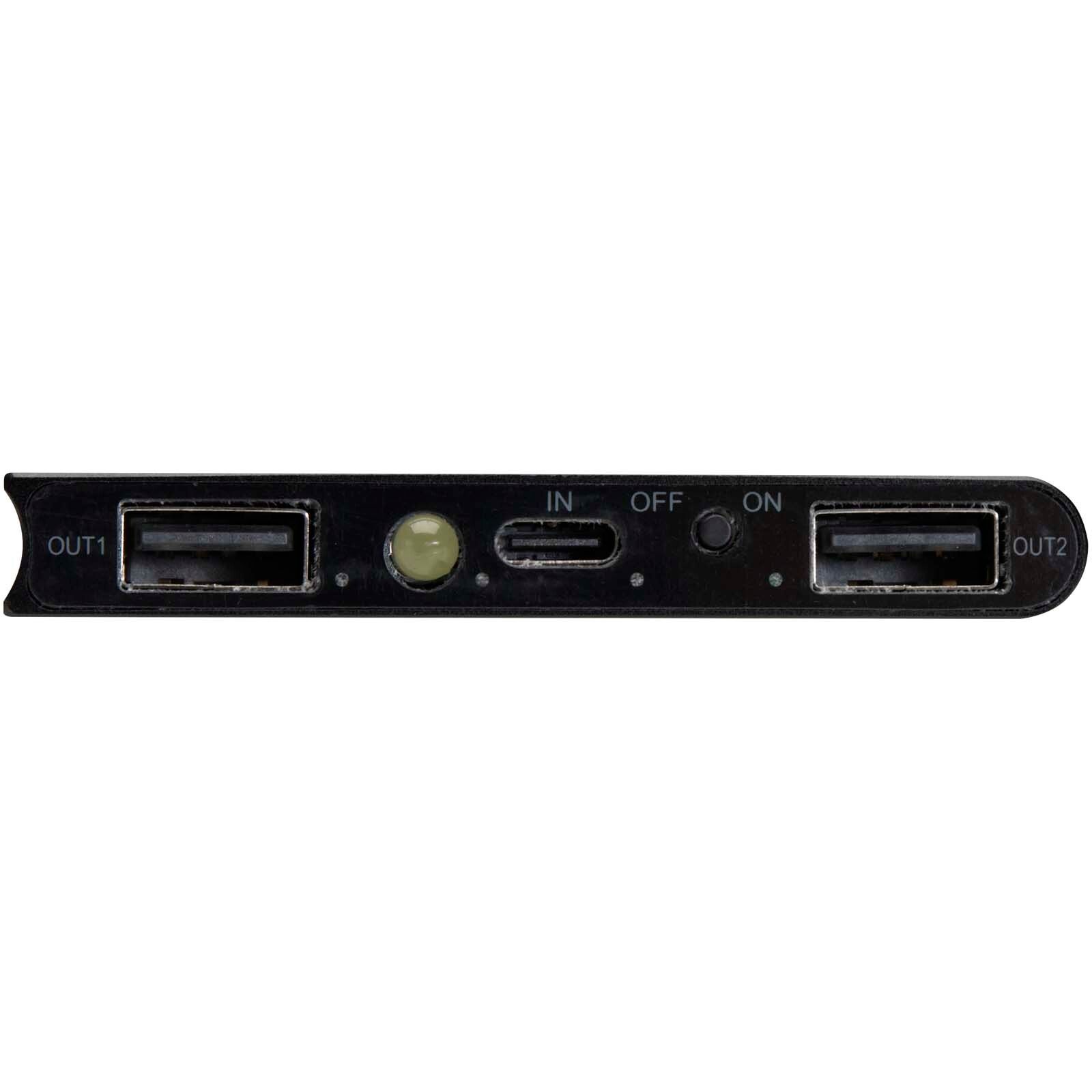 Stellar 8000 mAh Solar Powerbank - schwarz-518