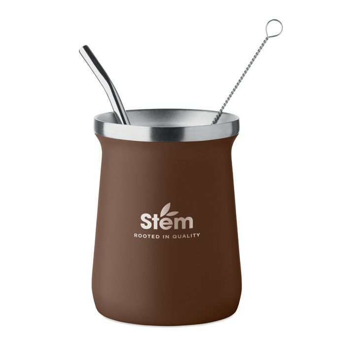 Yerba-Mate-Becher 240ml MIYERBA - braun-637