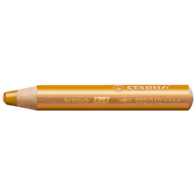STABILO woody 3 in 1 Farbstift - gold-220