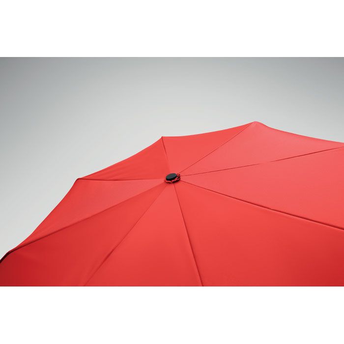 Windproof Regenschirm 21" UMKRAB - rot-352