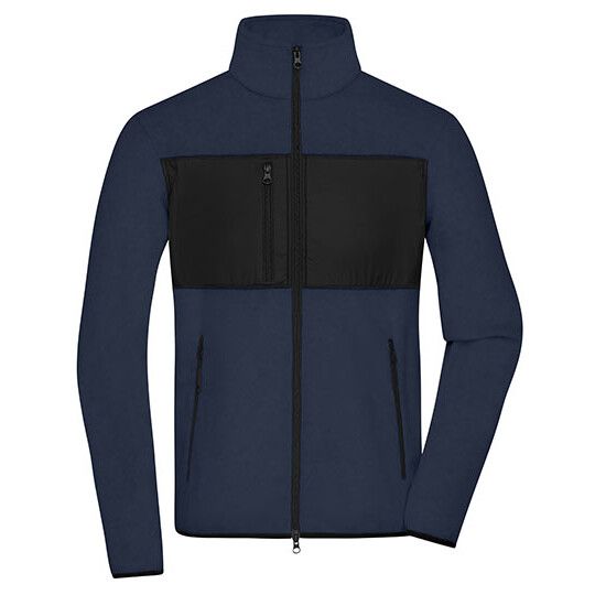Men´s Fleece Jacket - navy - black-545