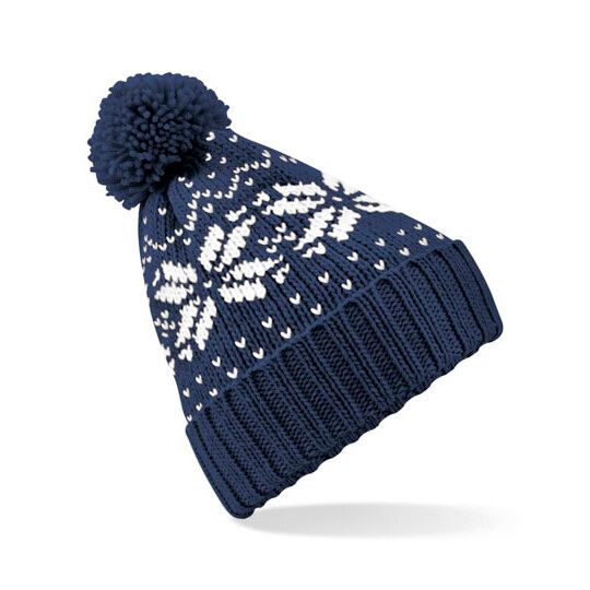 Fair Isle Snowstar® Beanie - classic red - white-25