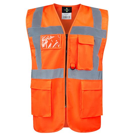 CO² Neutral Multifunctional Executive Safety Vest Hamburg - signal orange-161