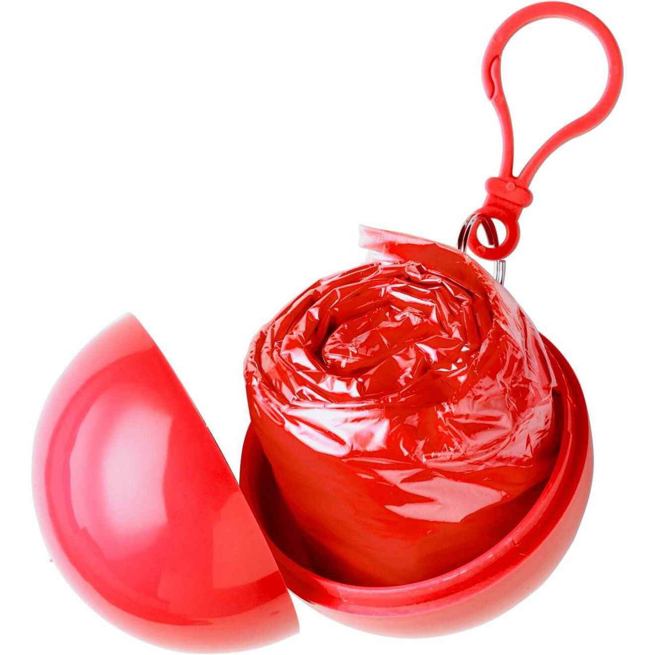 Poncho aus Kunststoff Pippa - rot-338
