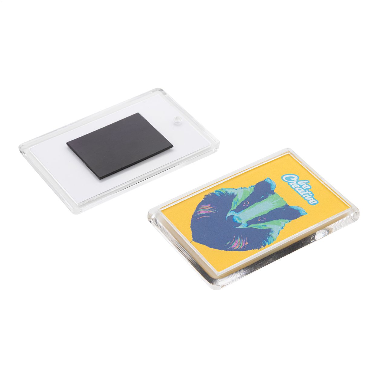 PrintMag Rect Kühlschrankmagnet - weiß-162
