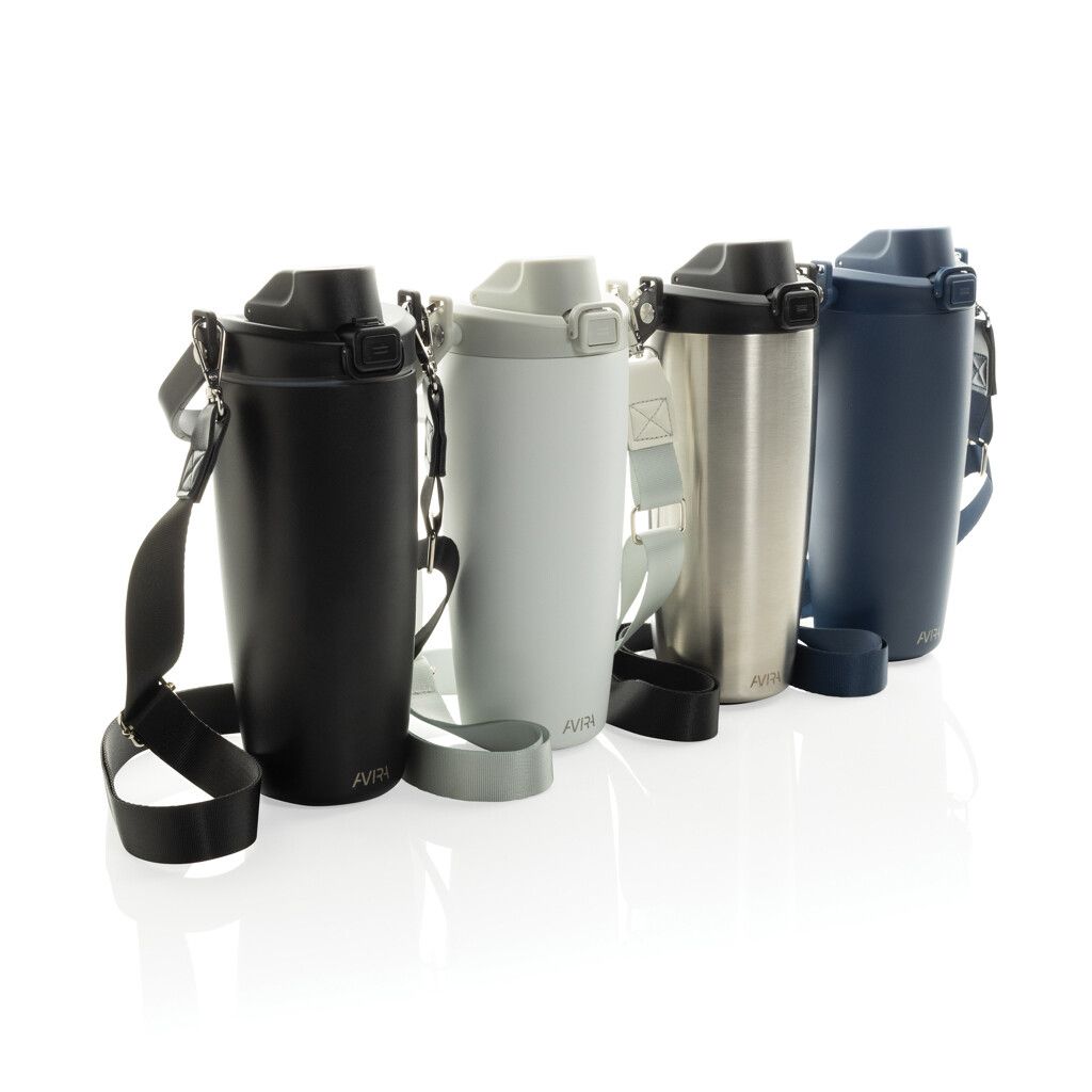 Avira Ayala Crossbody Duosip Becher aus RCS rec. Stahl - silber-579