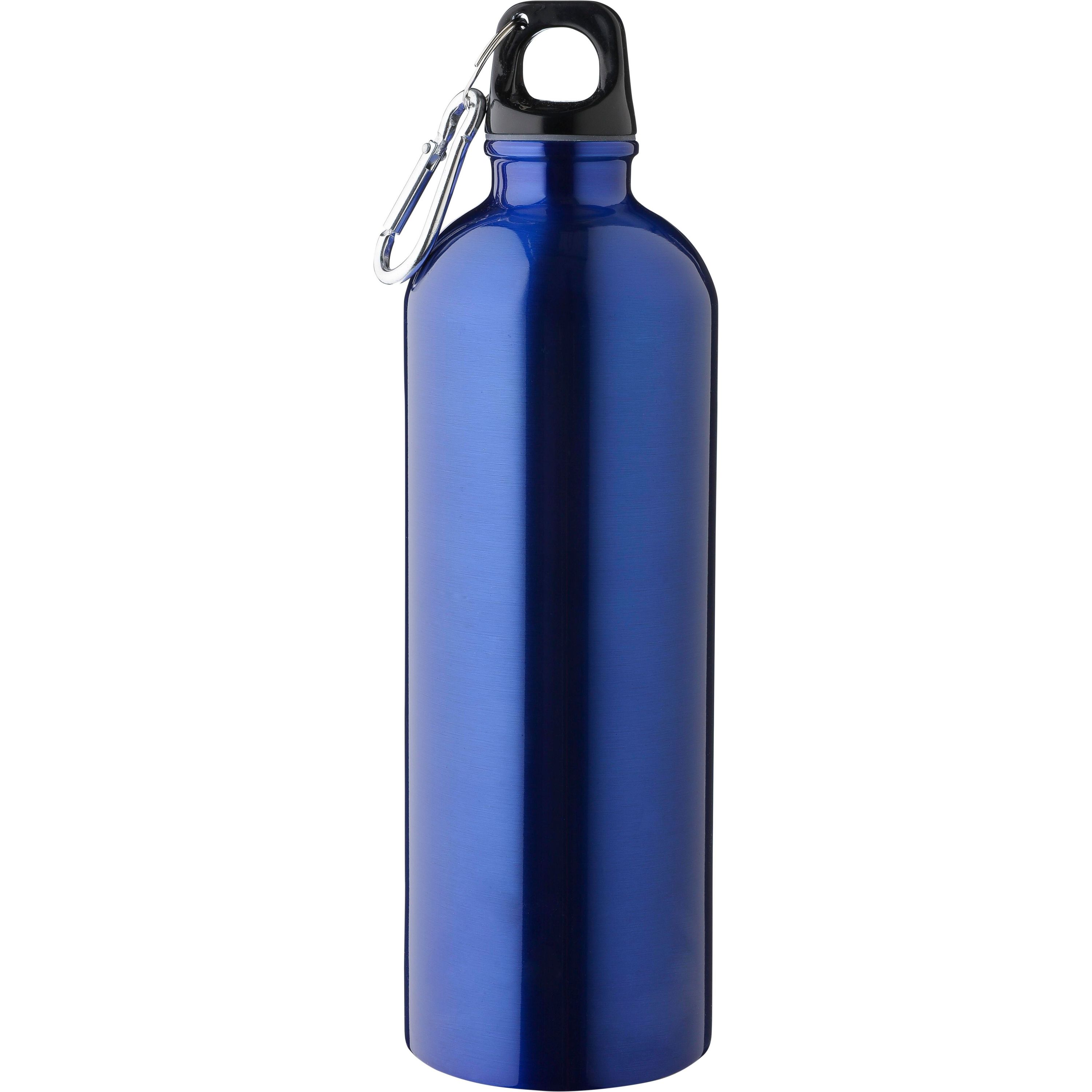 Recycelte einwandige Edelstahlflasche (750 ml) Emeric - kobaltblau-369