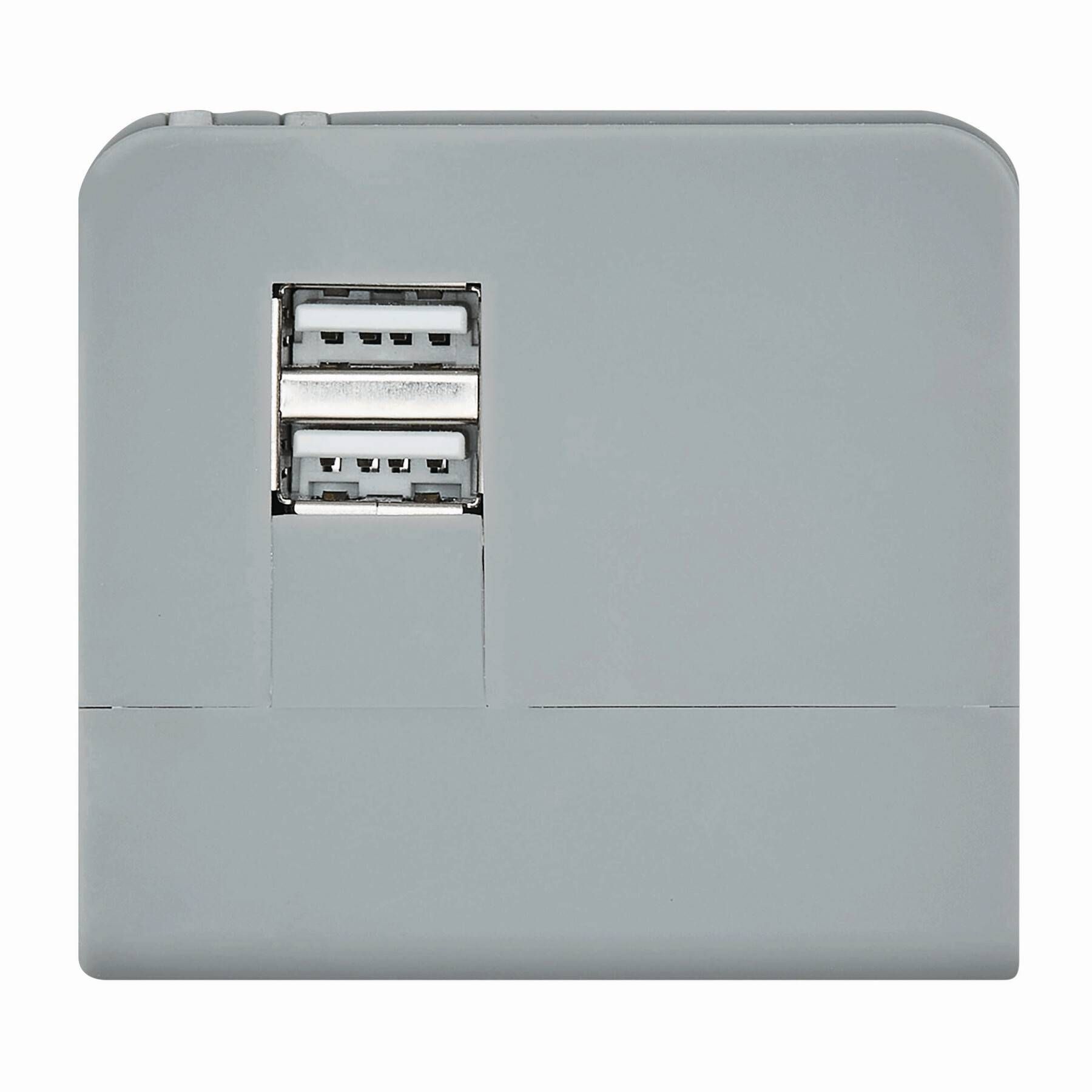 Reiseadapter TRAVEL MATE - grau-727