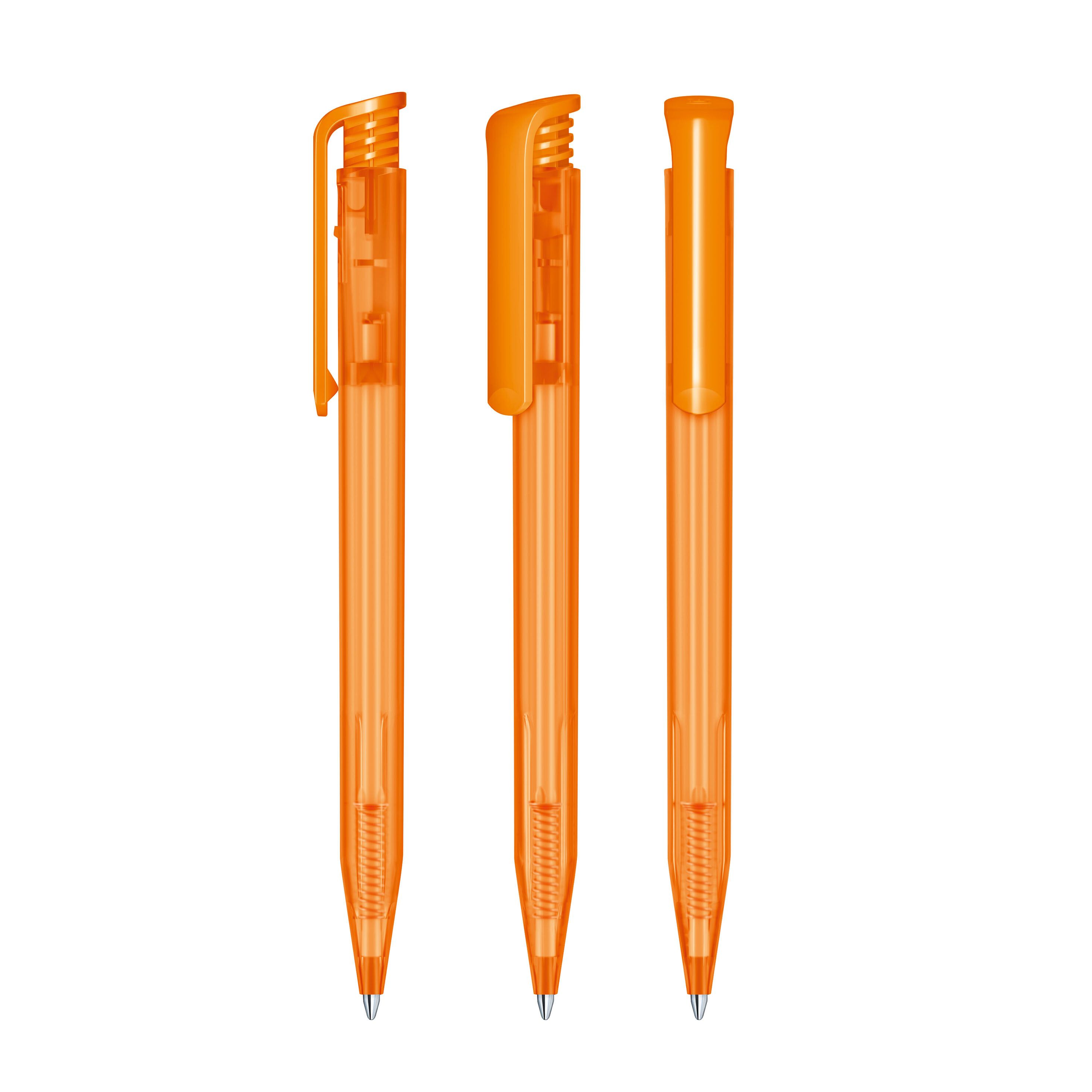 Super Hit Frosted Druckkugelschreiber - orange-846