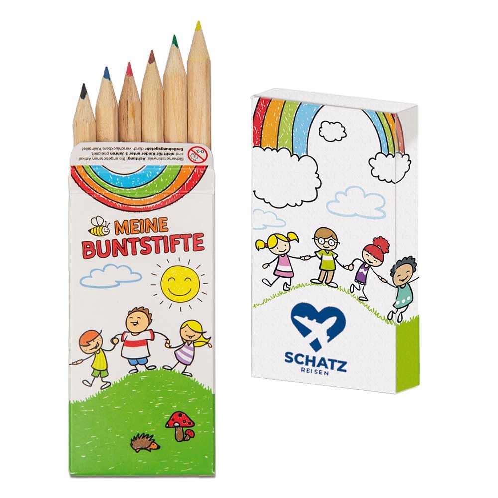 Buntstiftbox - Standard mit 1-c Logoeindruck-429
