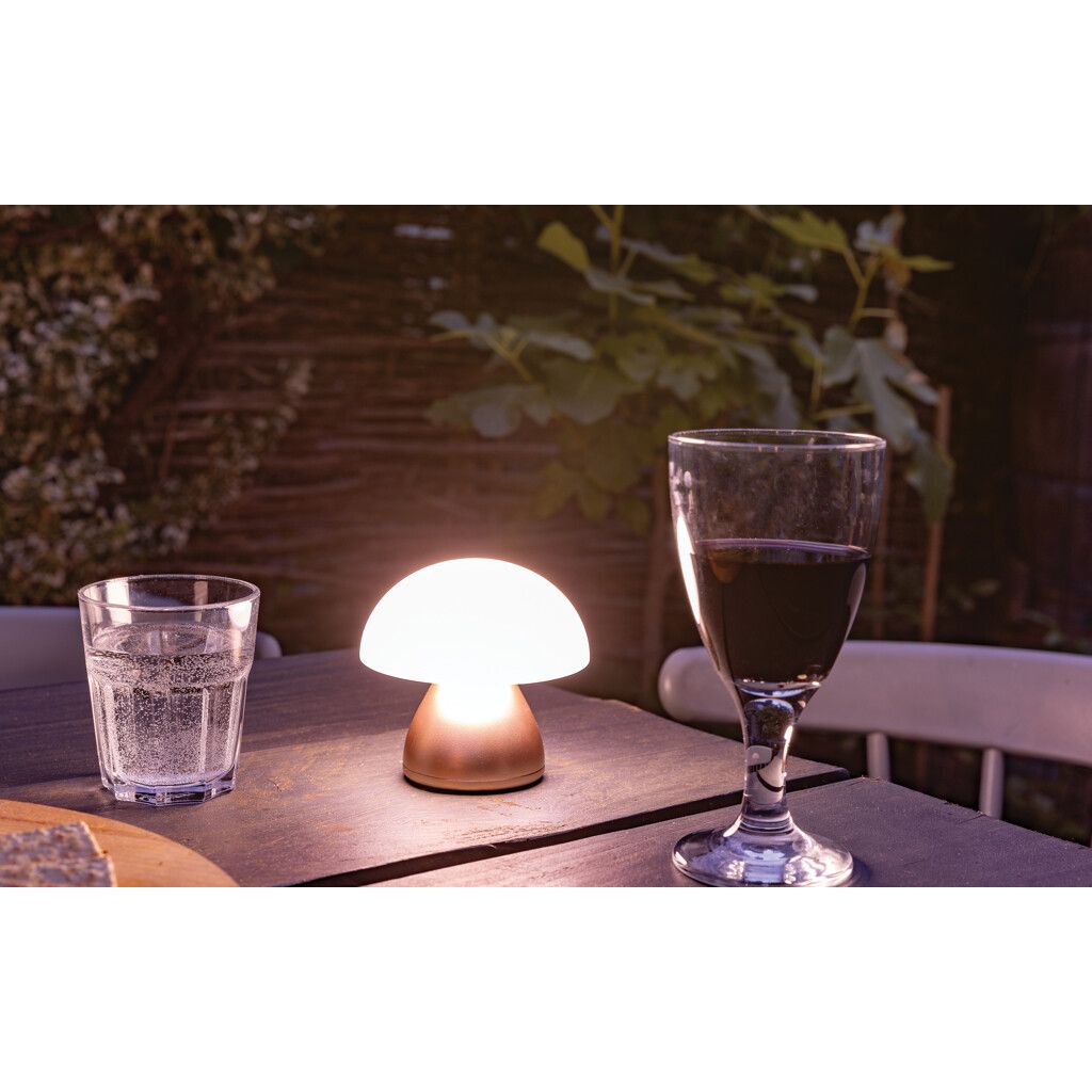 Luming wiederaufladbare USB-Tischlampe aus RCS Kunststoff - bronze-187