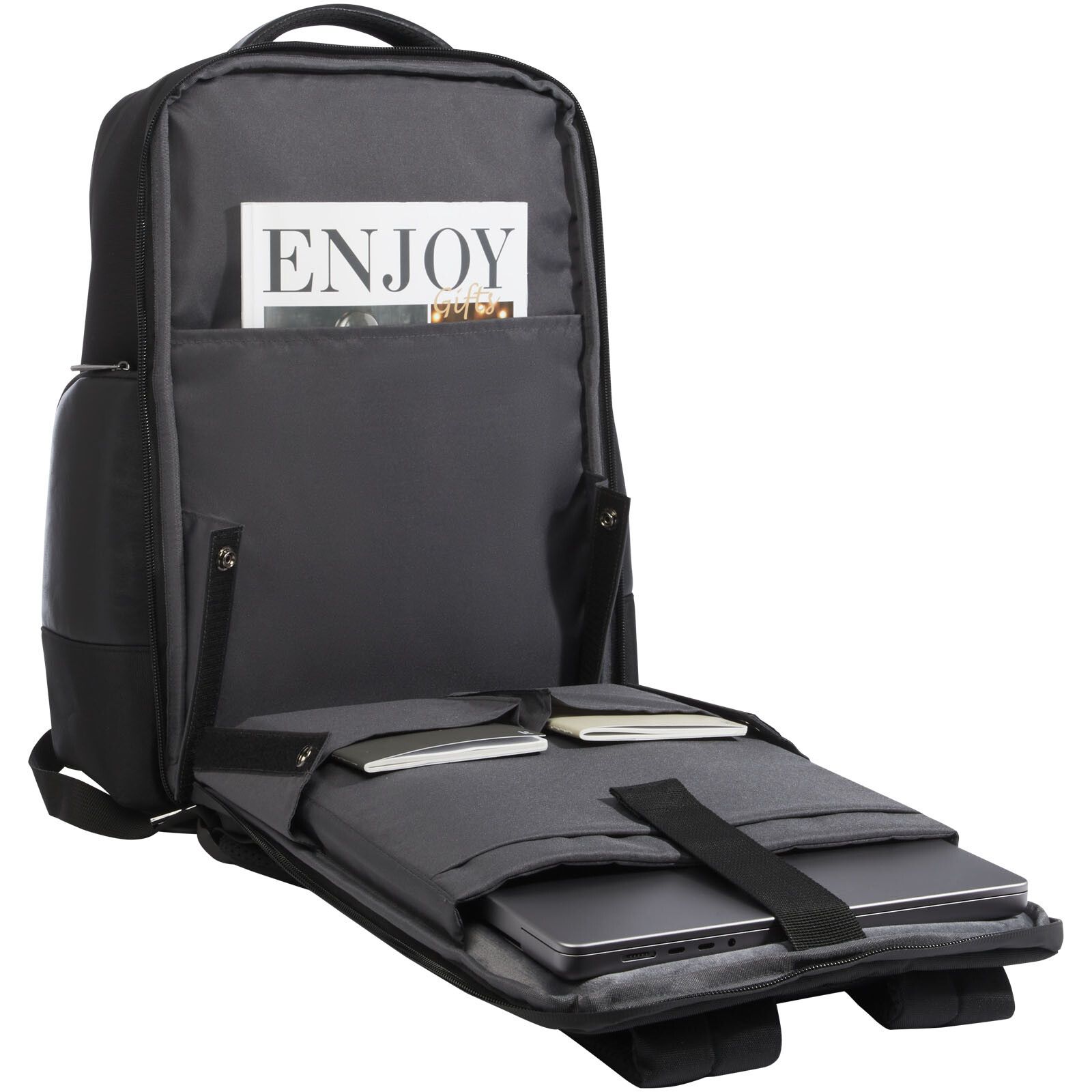 Expedition Pro 15,6" Laptop-Rucksack aus GRS Recyclingmaterial 25 L - schwarz-919