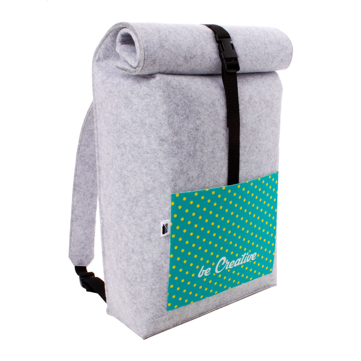 Individueller Rucksack CreaFelt Back - grau-831