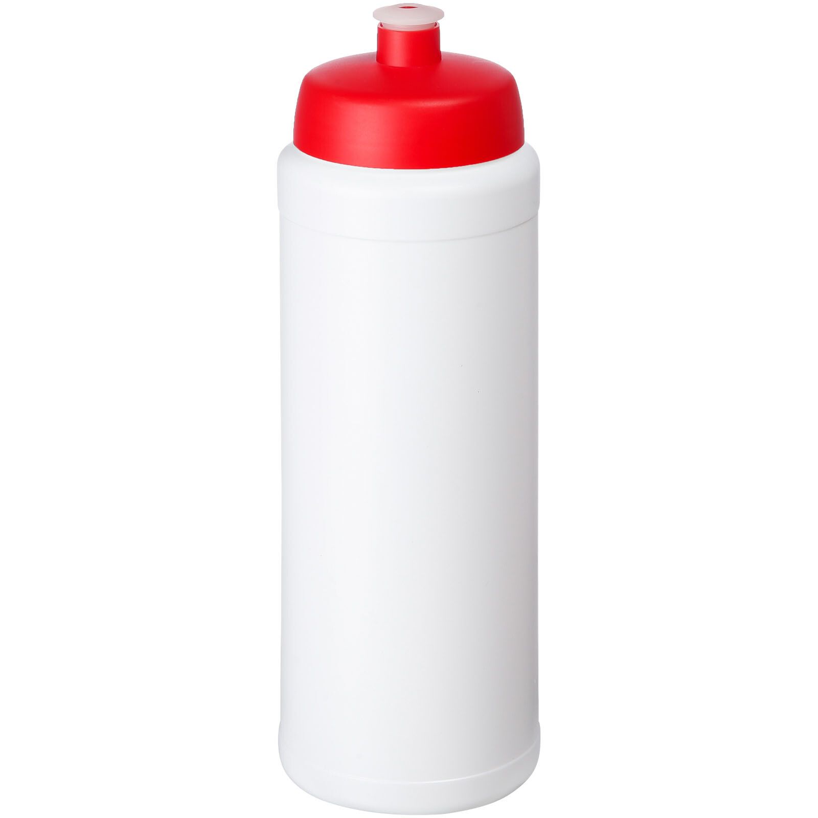 Baseline Plus grip 750 ml Sportflasche mit Sportdeckel - weiss -  rot-690