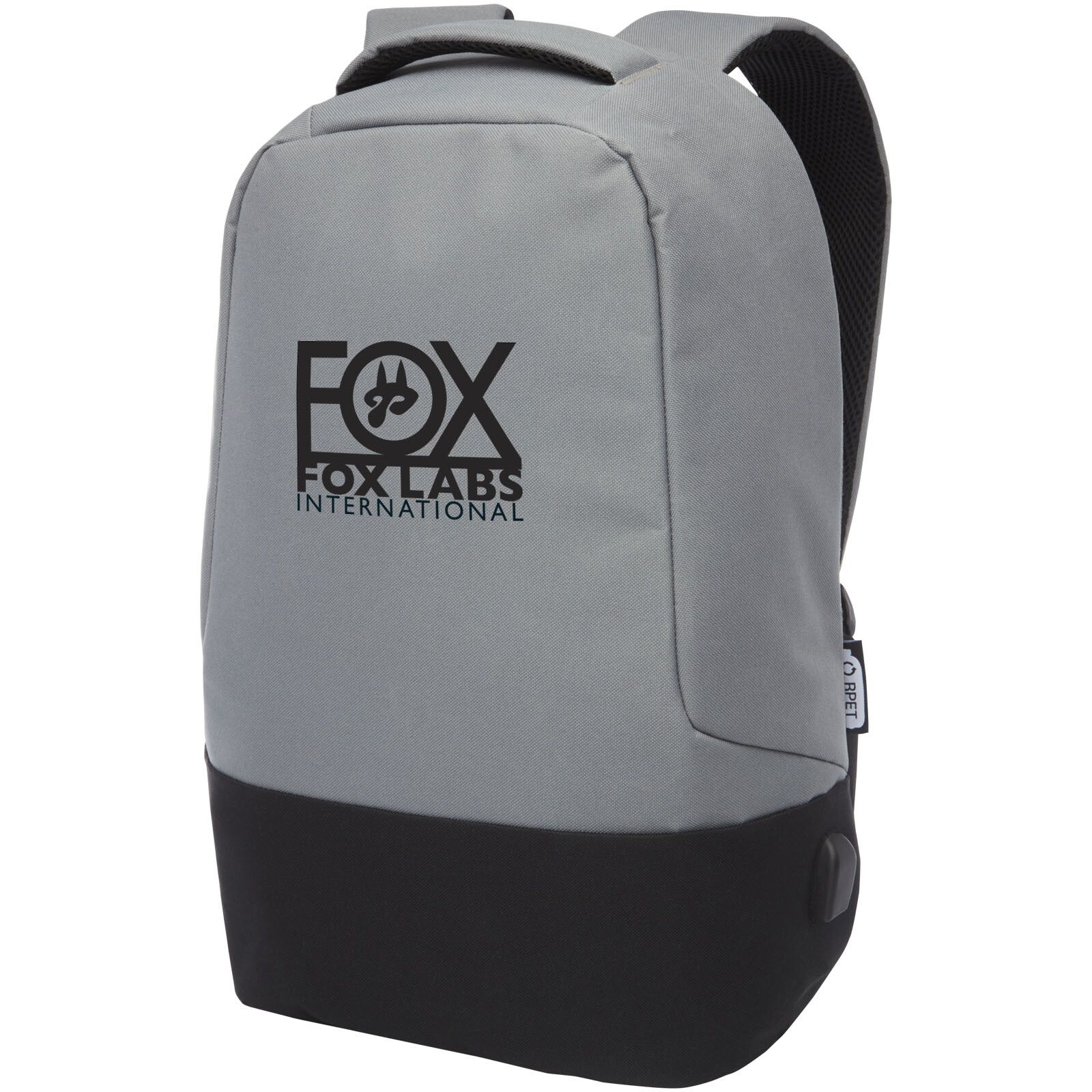 Cover Diebstahlsicherer GRS RPET Rucksack 18L - grau-39