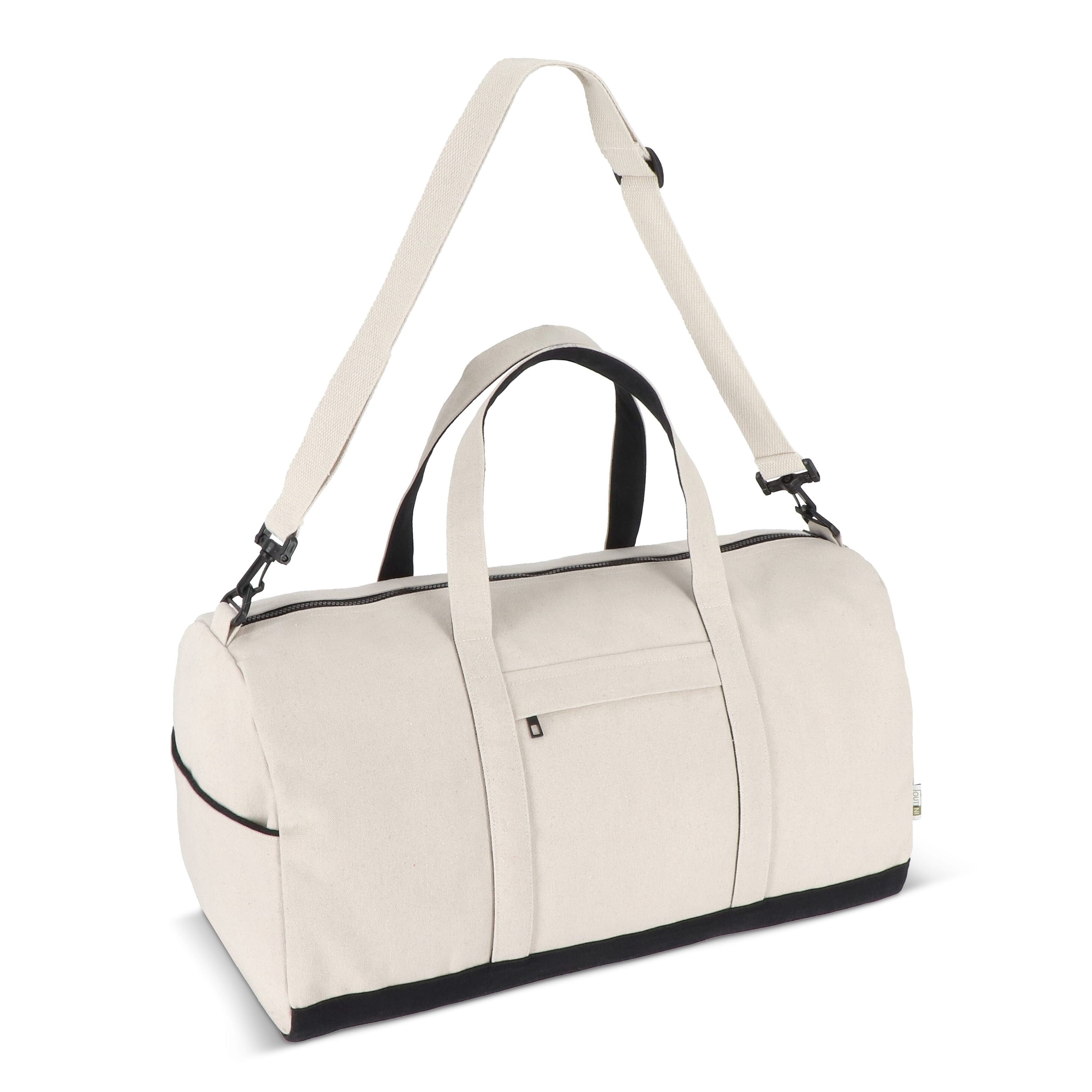Reuuz Canvas Reise-/Sporttasche - beige - schwarz-491