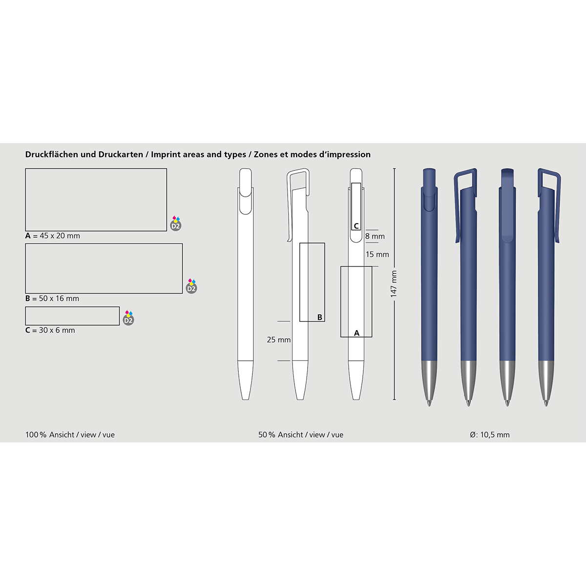 Druckkugelschreiber Cello softtouch Ms - softtouch weiss-742