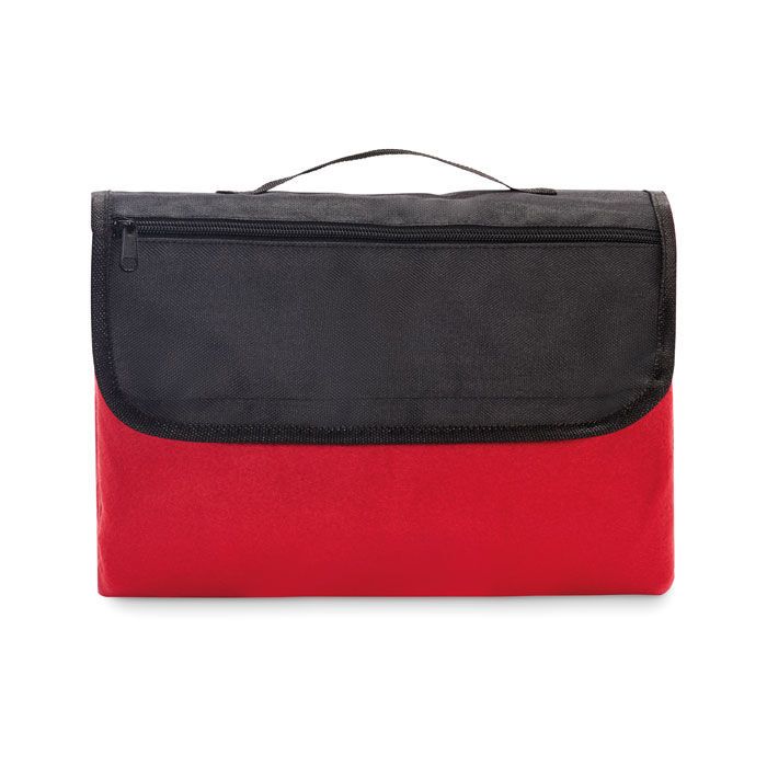 Picknickdecke RPET-Fleece COSTA - rot-715