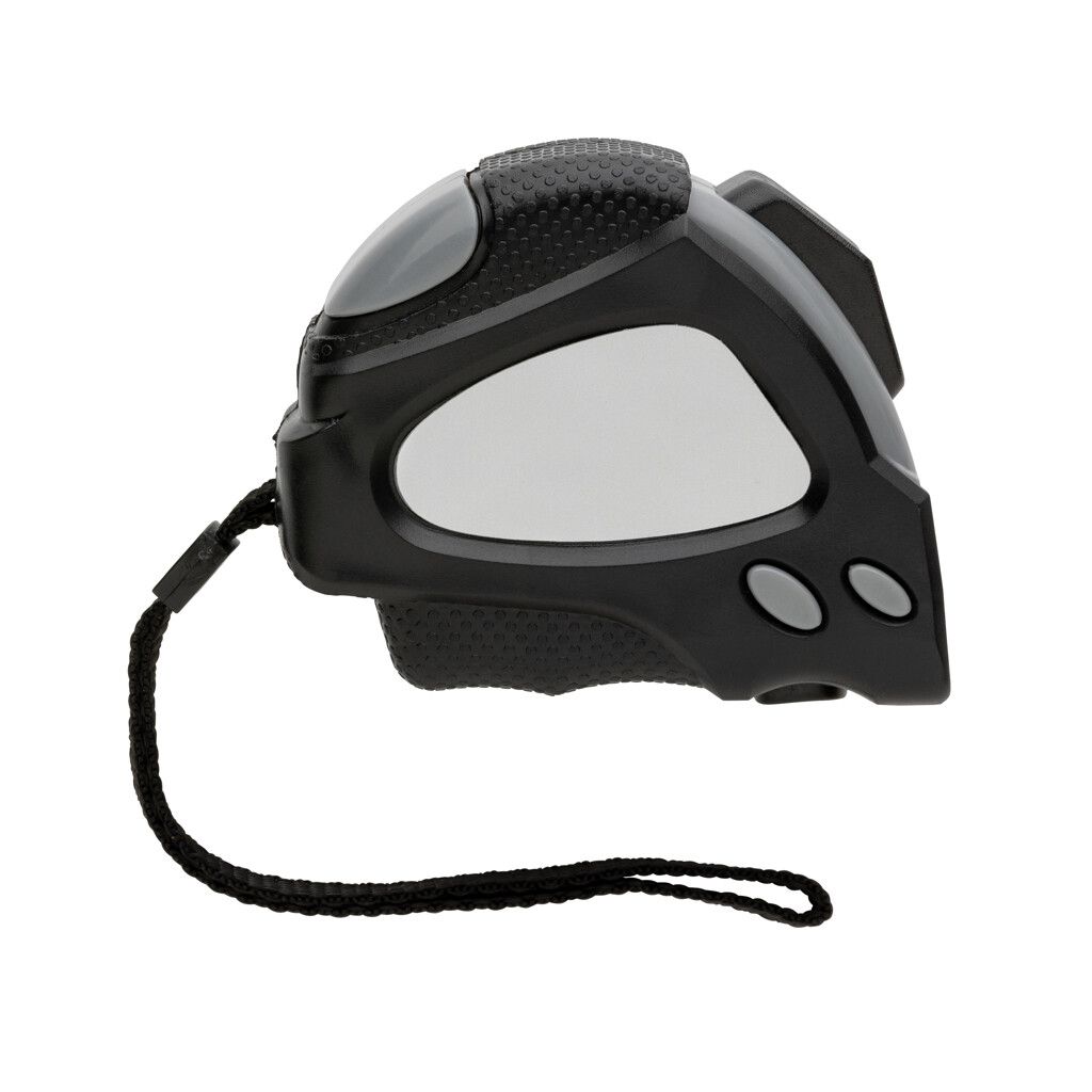 Auto-Stop-Maßband aus recyceltem Kunststoff, 5m/19mm - schwarz-199