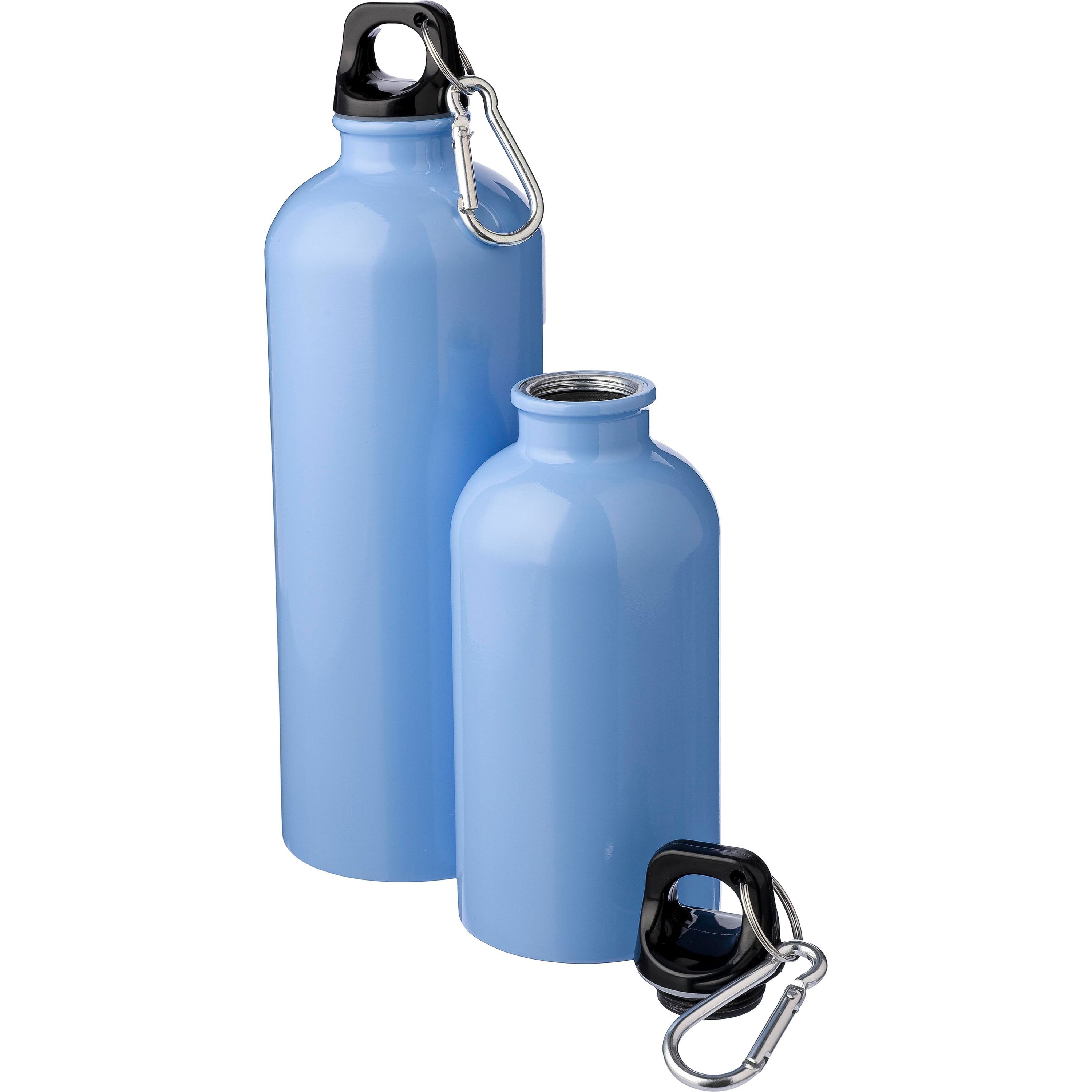 Recycelte einwandige Edelstahlflasche (750 ml) Emeric - rosa-607