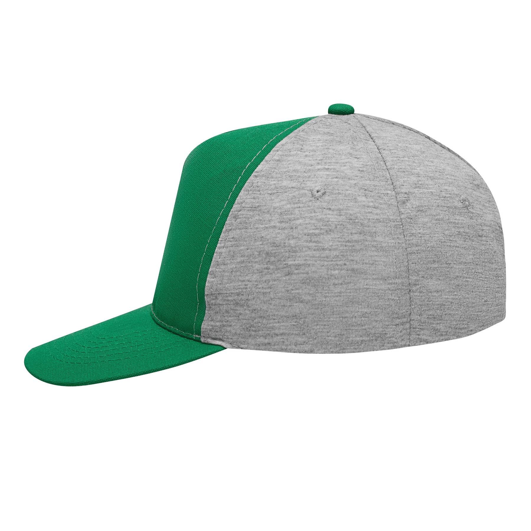 5-Panel-Baseball-Cap UP TO DATE - dunkelgrün - grau-348