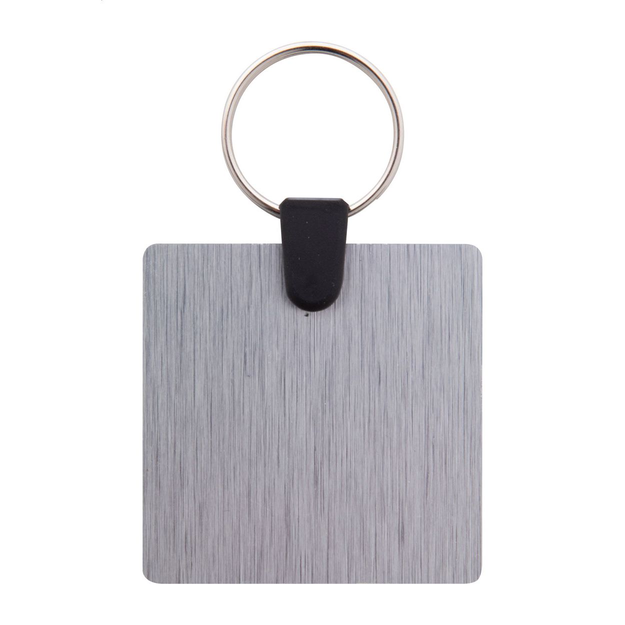 Schlüsselanhänger (quadratisch) Aluudy C - silber-454