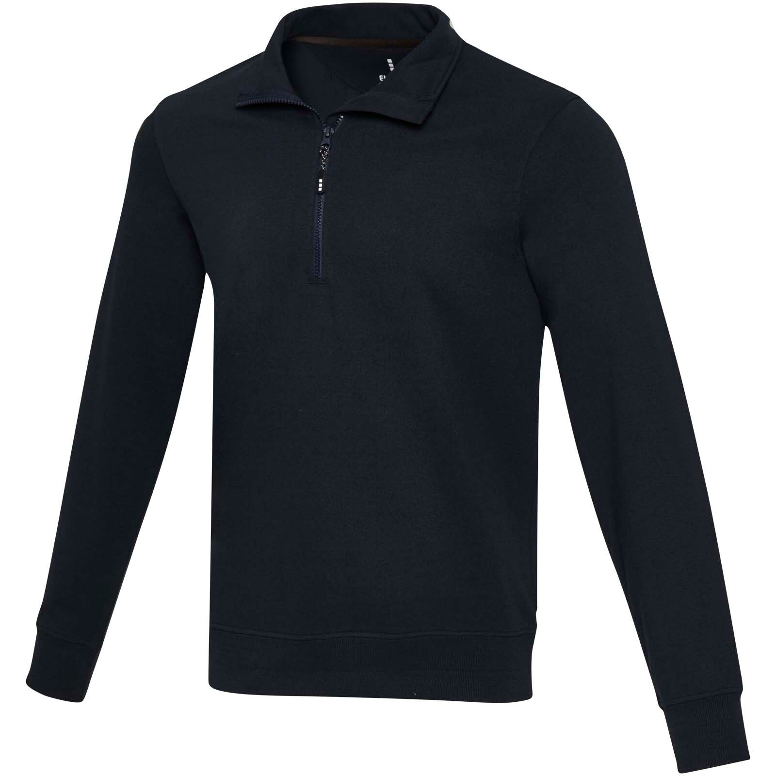 Tin Aware Pullover mit Half-Zip Reißverschluss aus recyceltem Material   - navy - XS-709