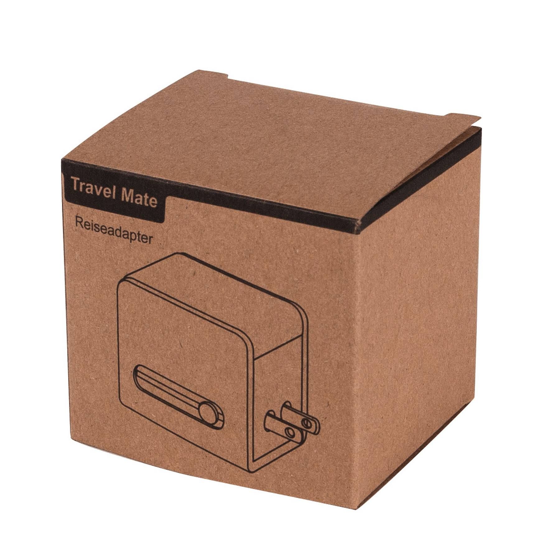 Reiseadapter TRAVEL MATE - grau-985