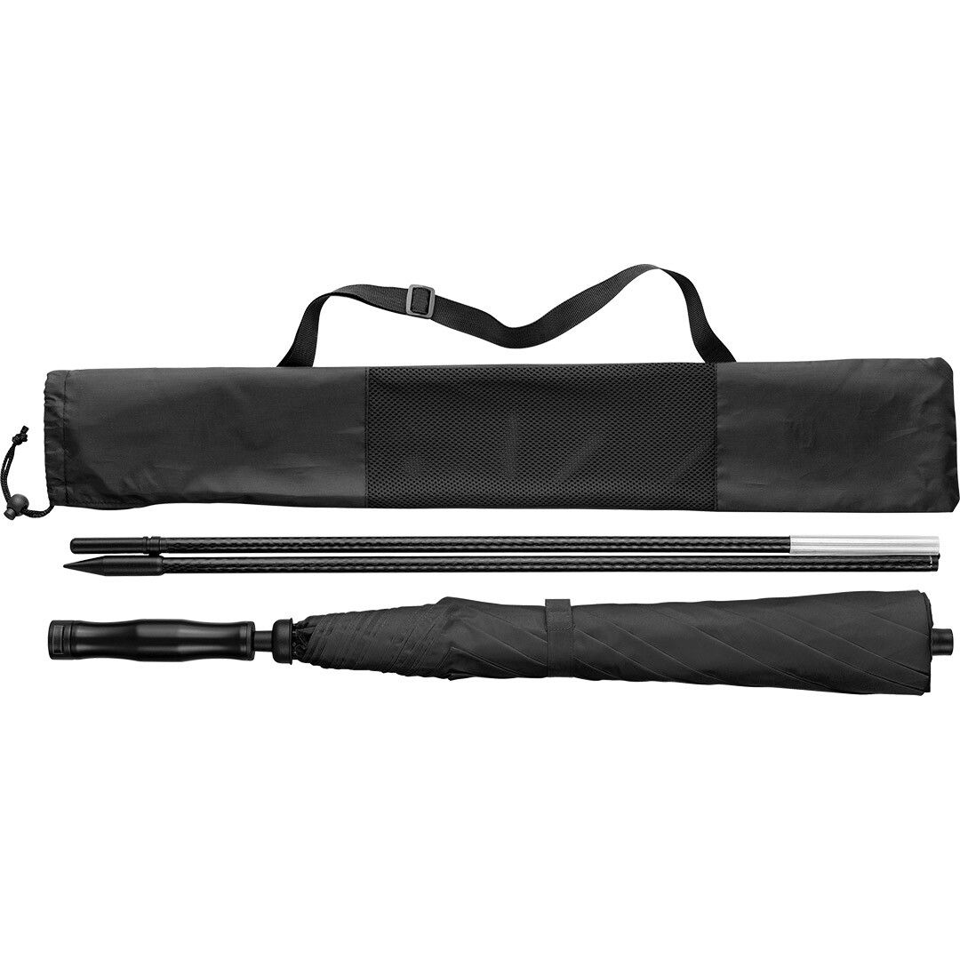 Strand-Sonnenschirm Travelmate Camper Ø147 cm - schwarz-71