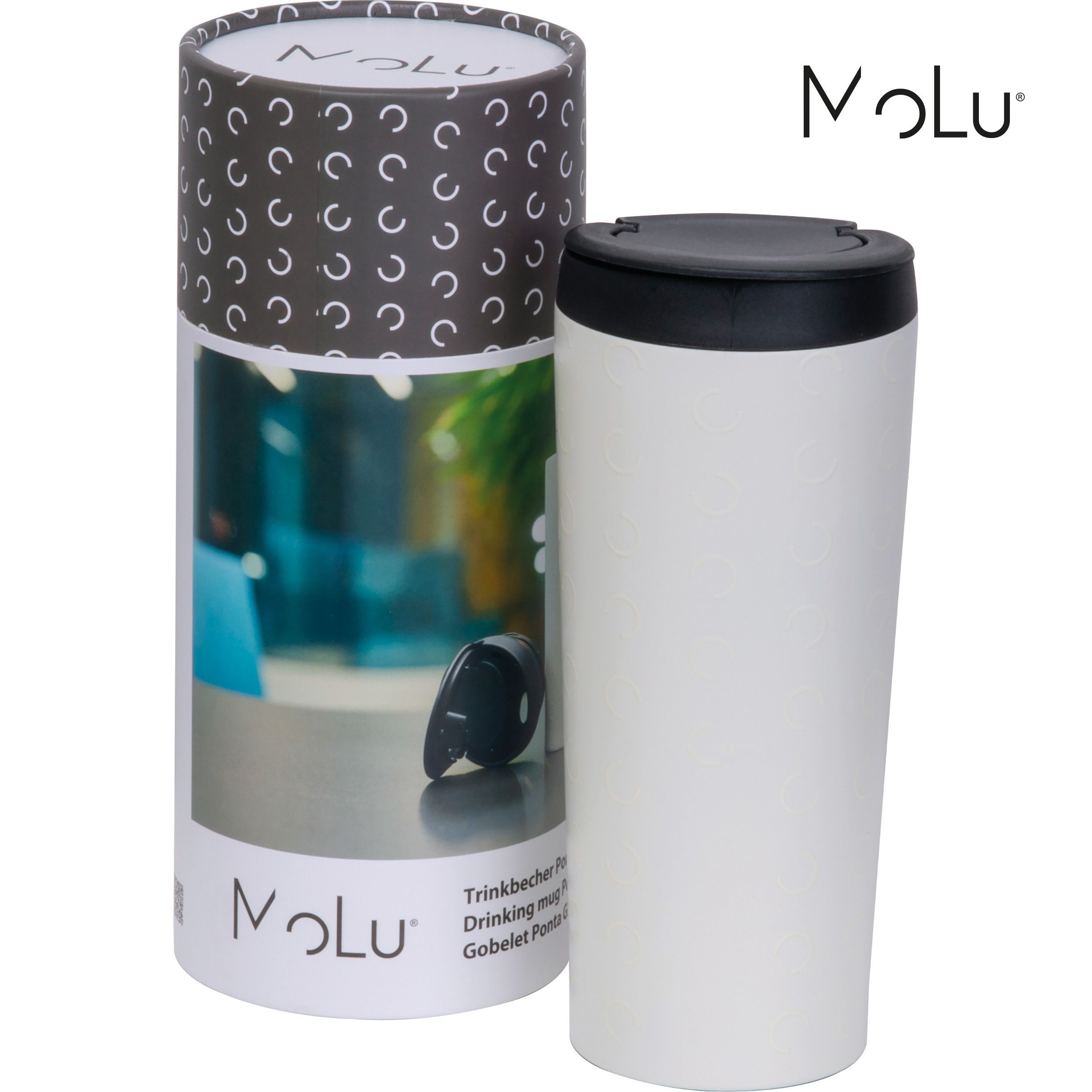 MoLu Trinkbecher Ponta Grossa 450 ml - weiß-270