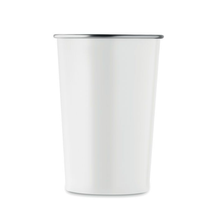 Becher recycelter Edelstahl 350 ml FJARD - weiß-511