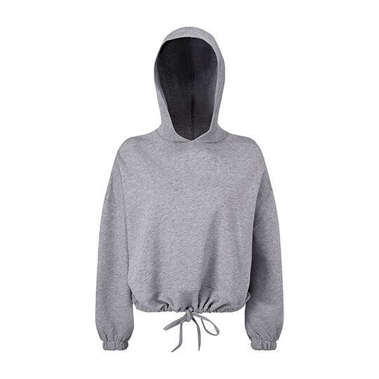 Women´s Cropped Oversize Hoodie - heather grey-110