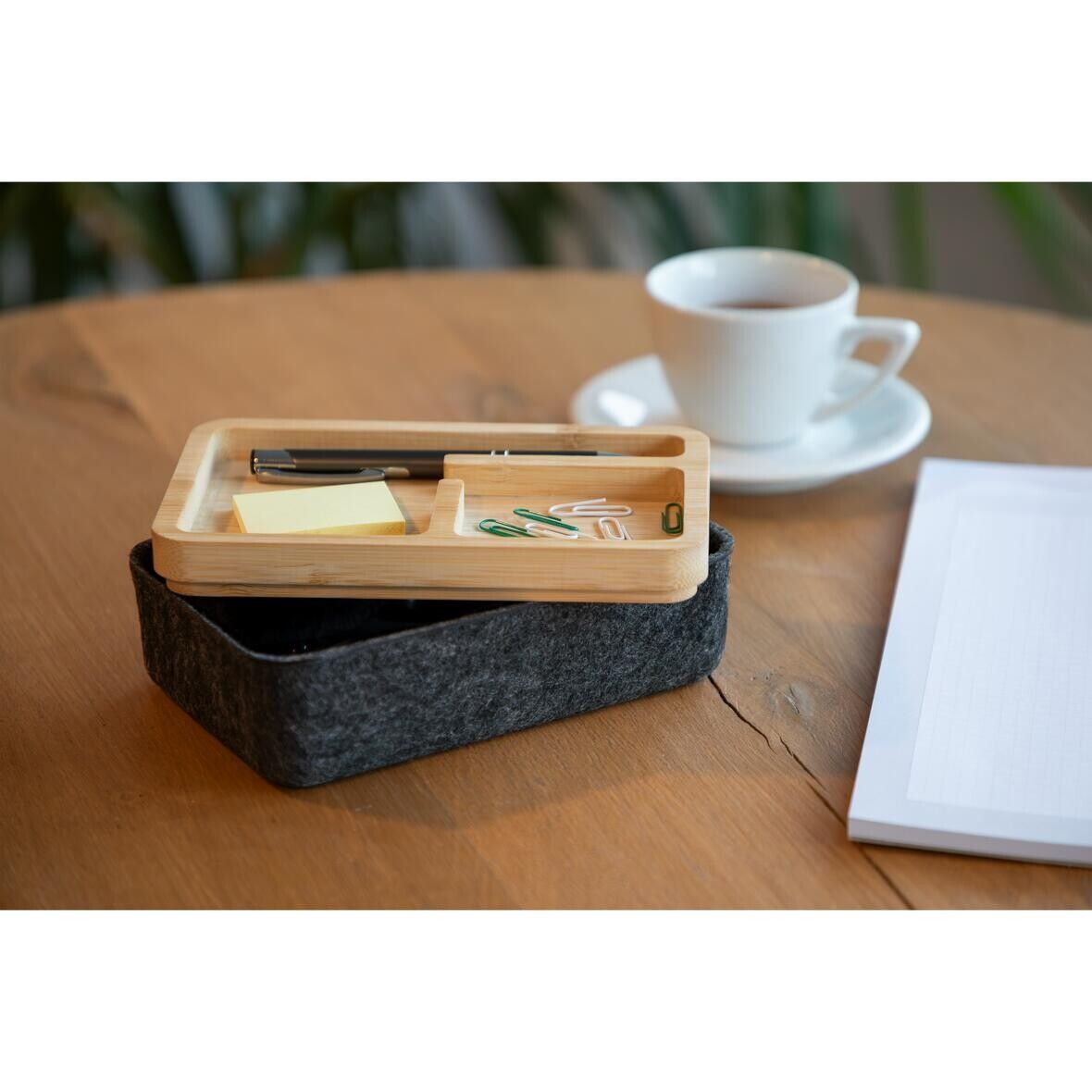 Filz-Aufbewahrungsbox Reva - grau-882