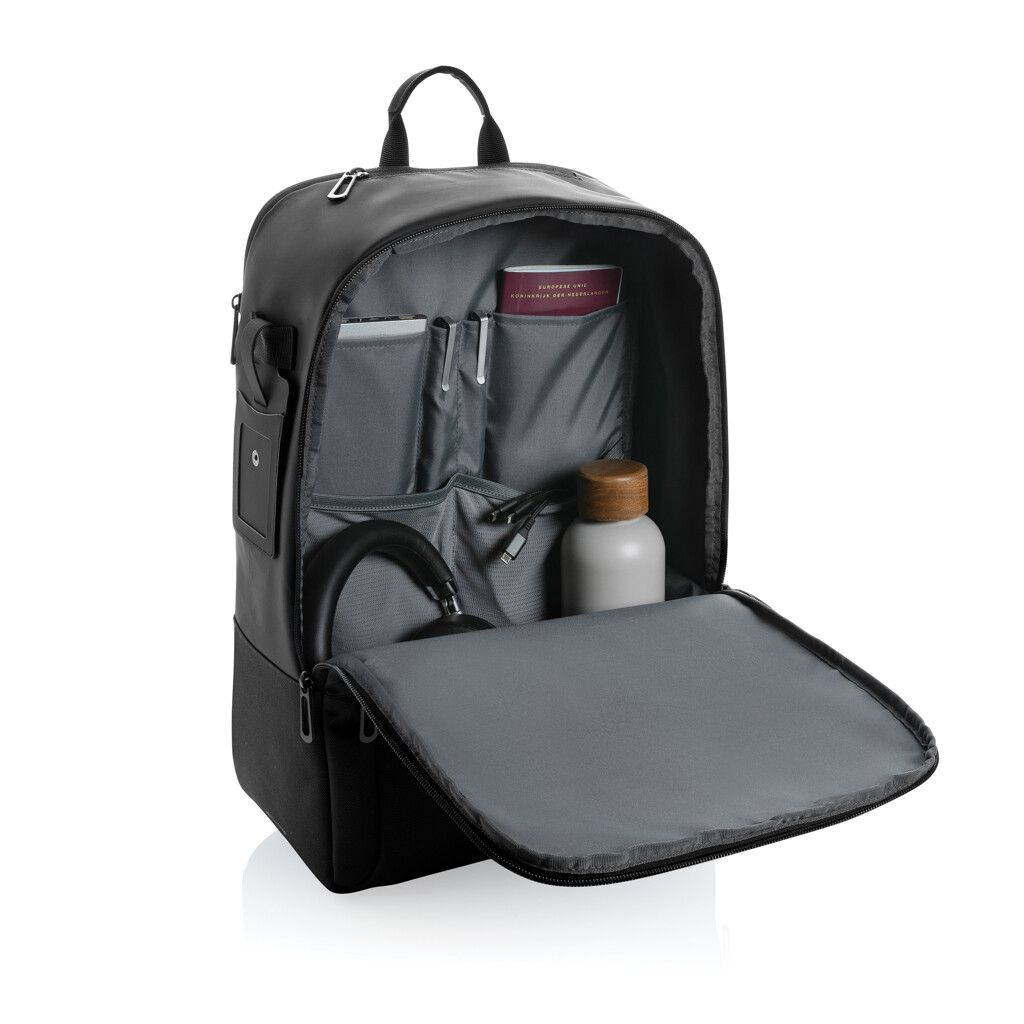 Armond AWARE™ RPET 15.6" Deluxe Laptop-Rucksack - schwarz-505