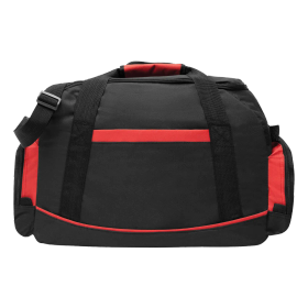 Veredelungsposition mittig auf der hinteren Tasche