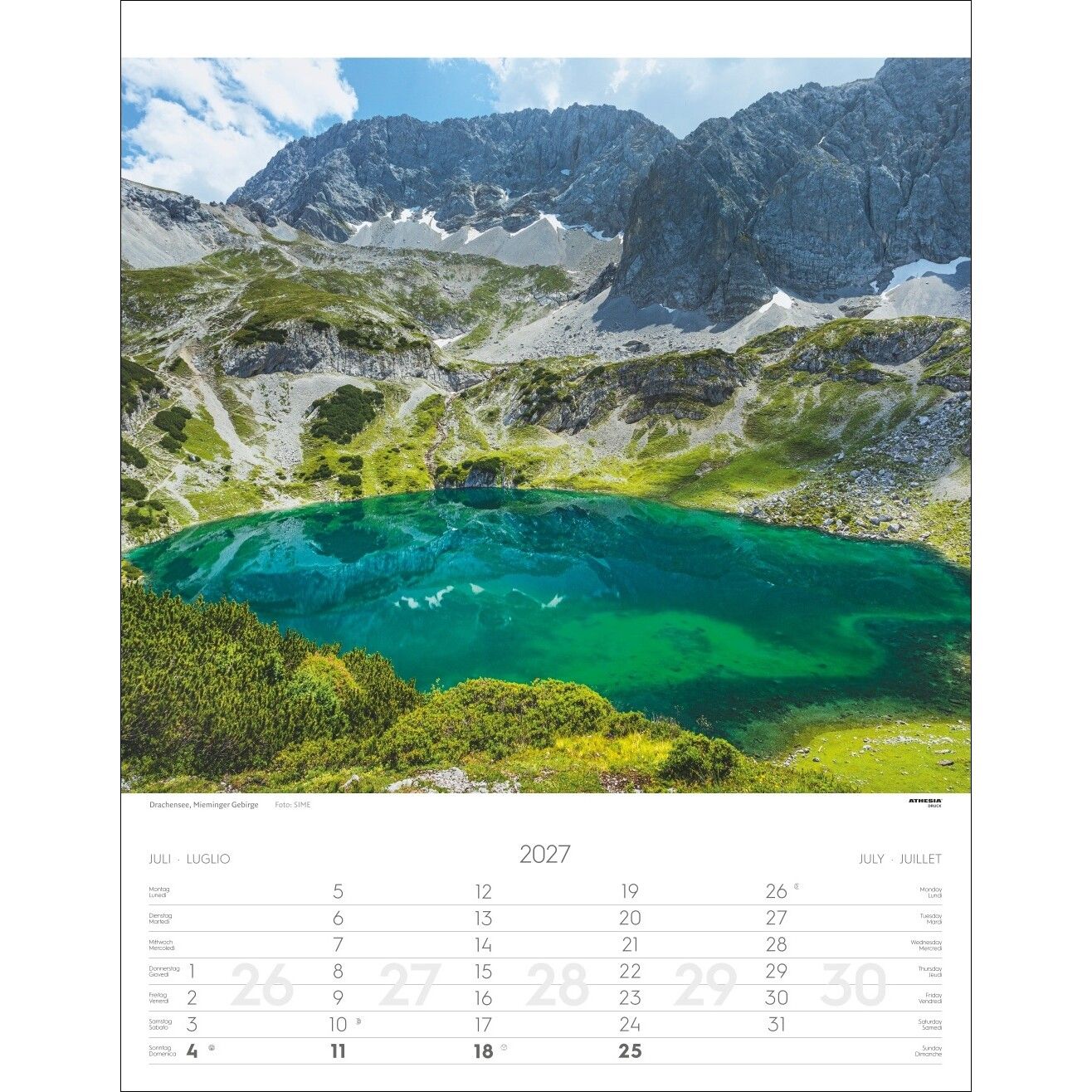 Tirol - Landschaft & Natur Kalender-540