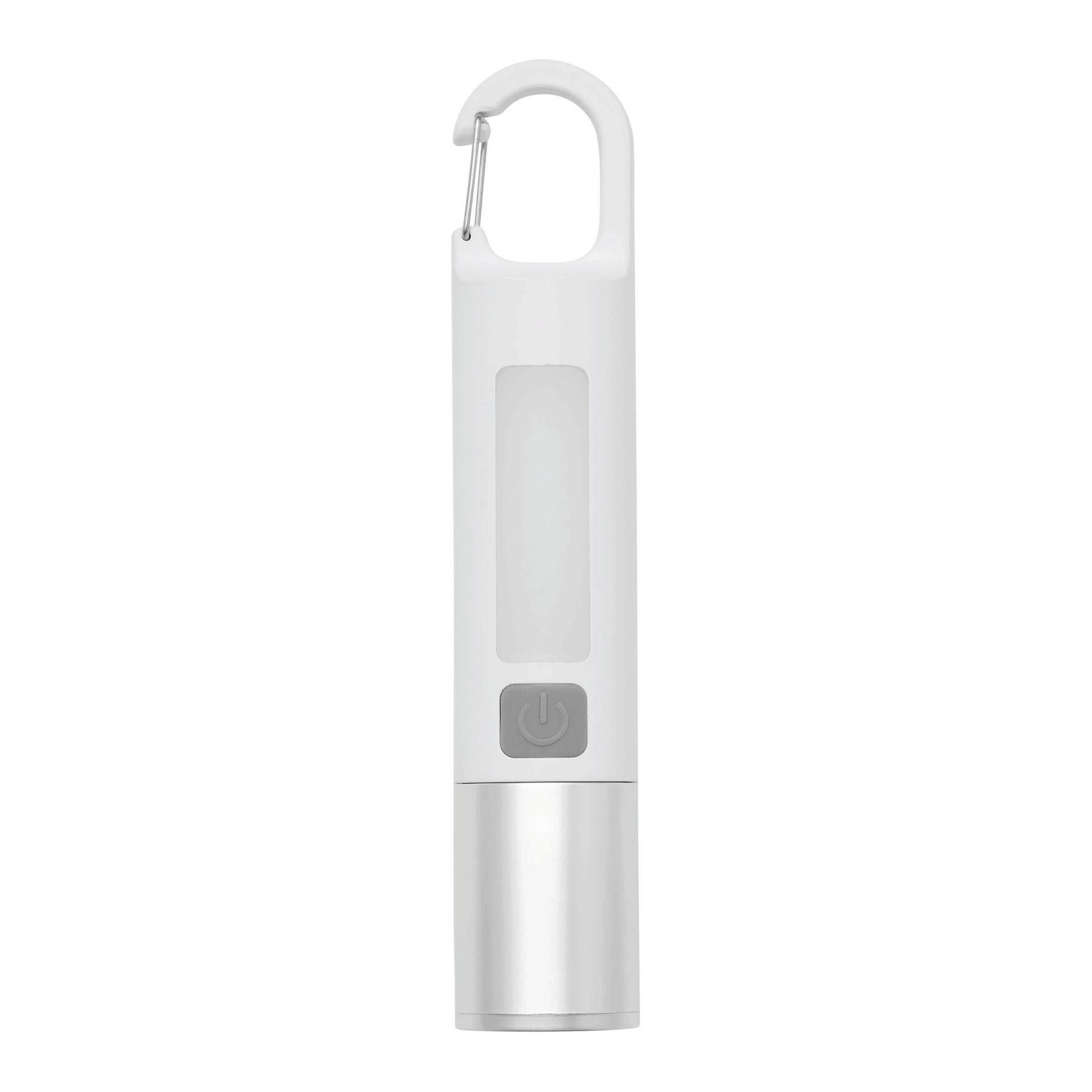 Aufladbare LED-Taschenlampe FLOODLIGHT - silber - weiß-759