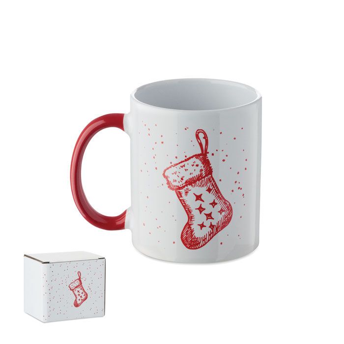 Keramikbecher 300ml FESTIMUG - rot-59