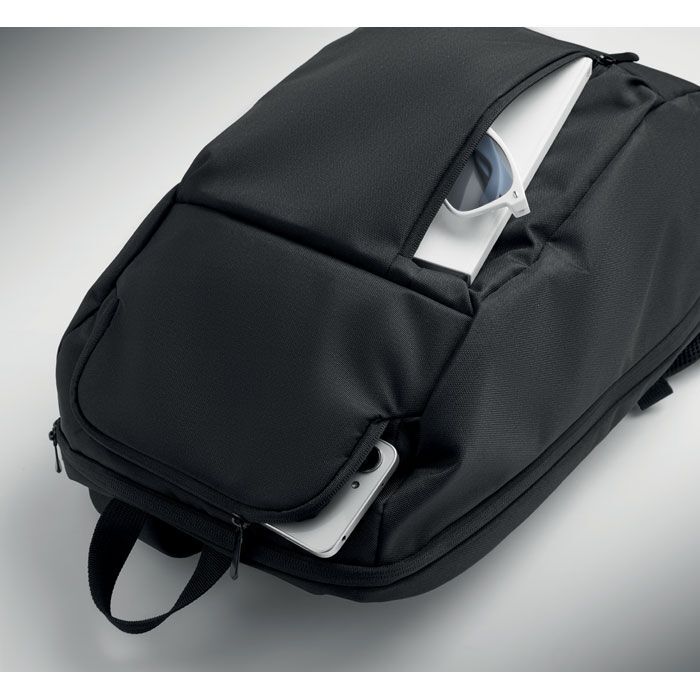 15" RPET Laptop-Rucksack 15L DOHA - schwarz-938