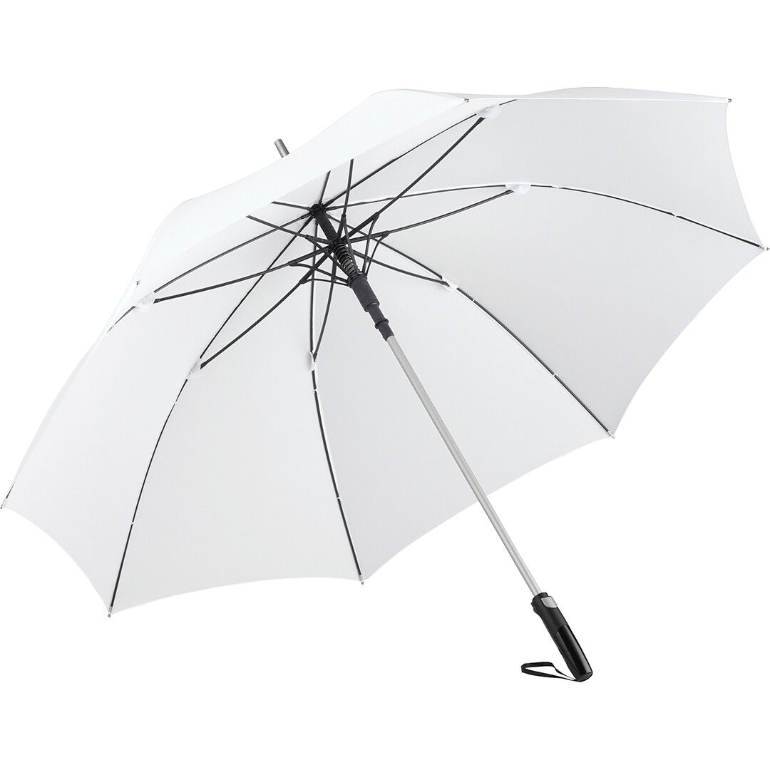 AC-Alu-Gästeschirm FARE® Precious Ø133 cm - weiß - titan-594