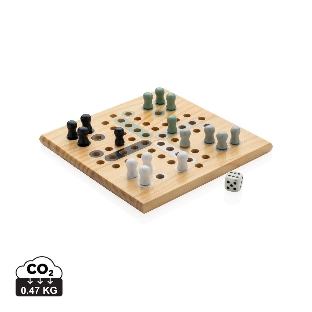 Claire Ludo-Spiel aus Holz - braun-783