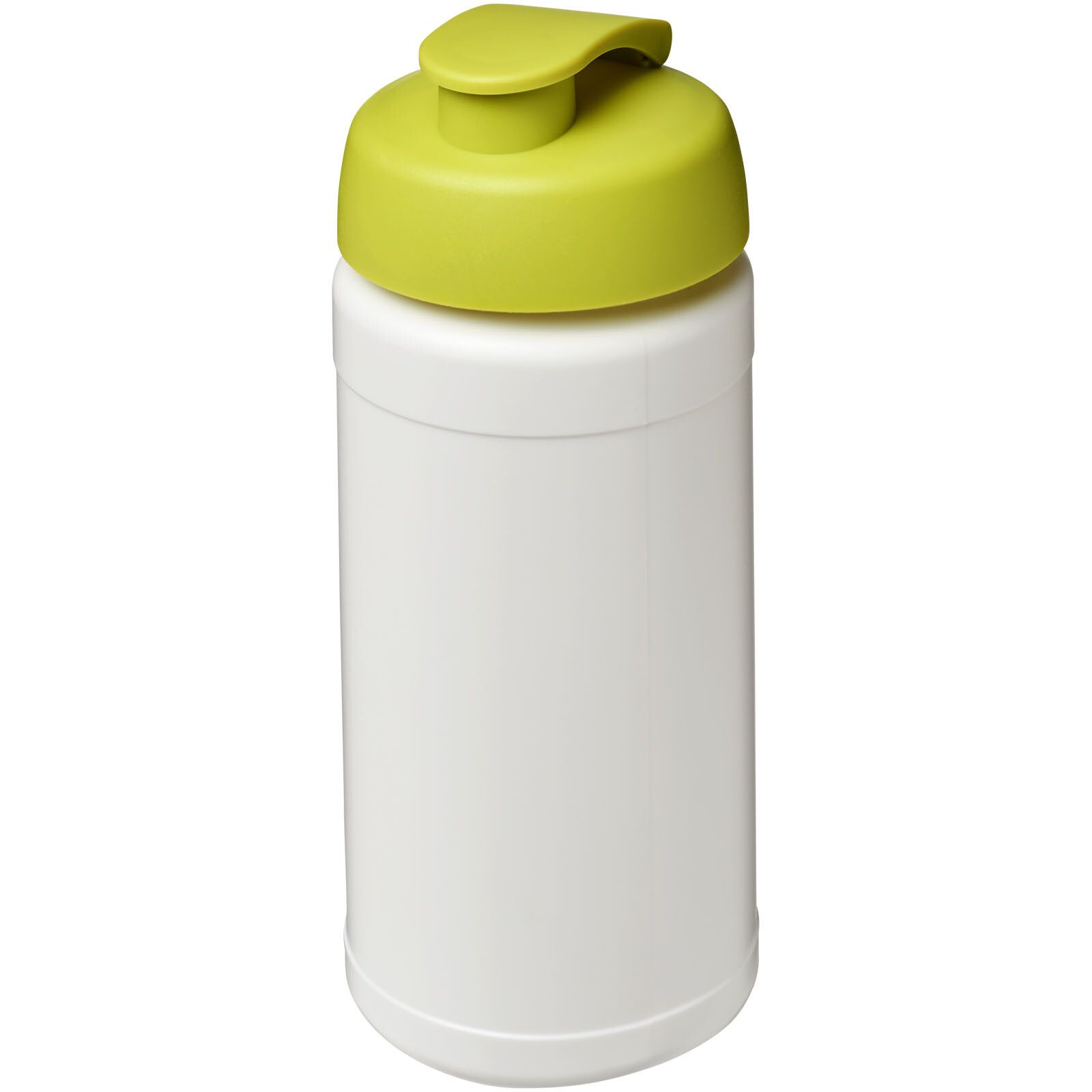 Baseline Plus 500 ml Sportflasche mit Klappdeckel - weiss -  limone-425