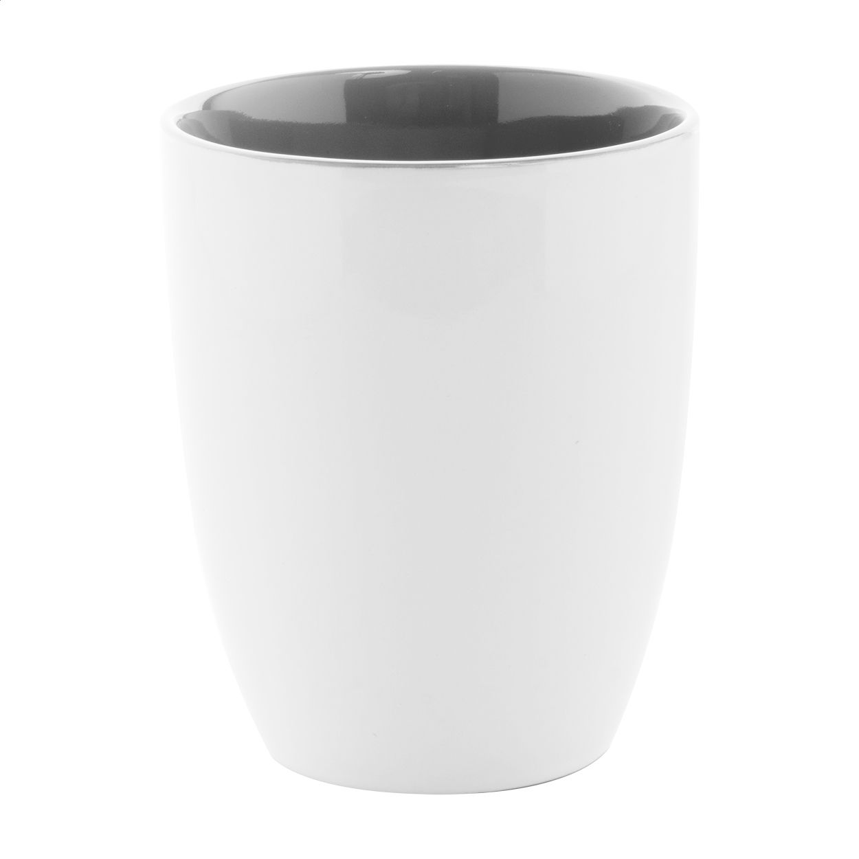 Maia Tasse, 300 ml - dunkelgrau - weiß-246