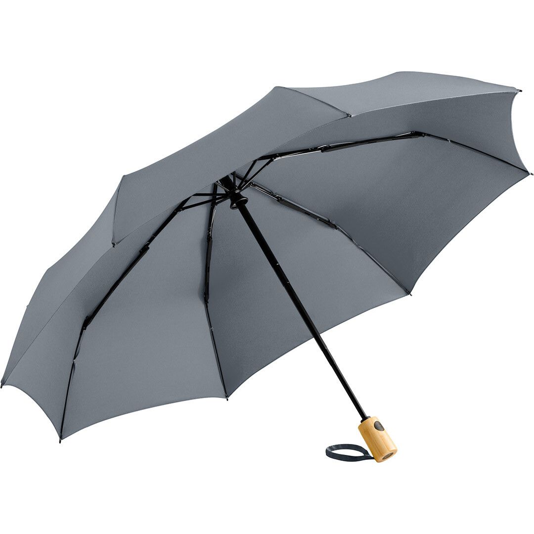 AOC-Taschenschirm ÖkoBrella mit waterSAVE® Bezug Ø98 cm - grau-132