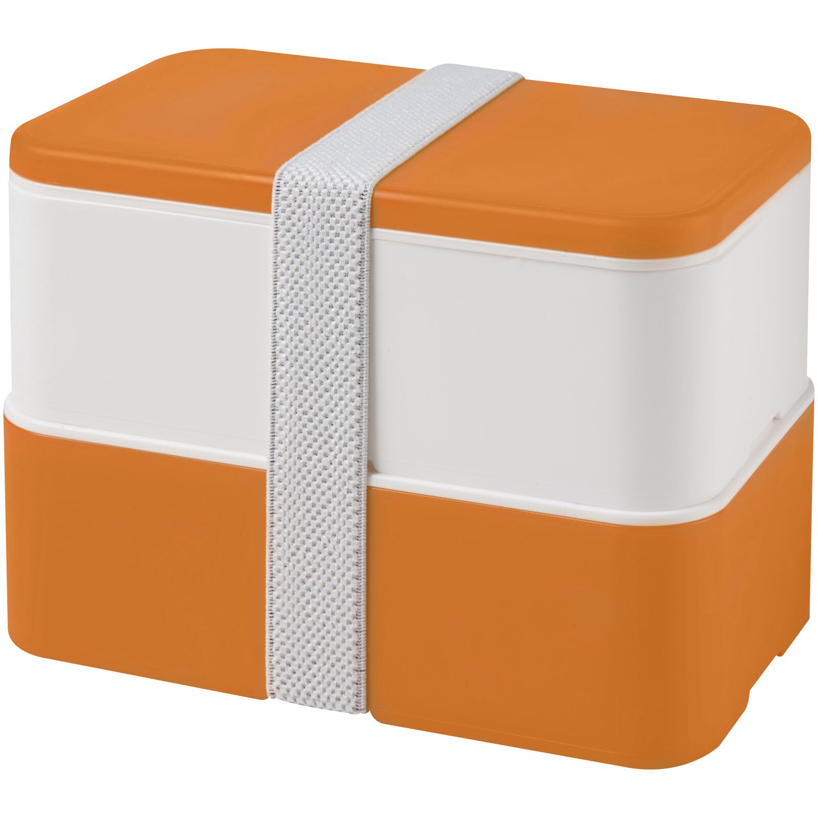 MIYO 700+700 ml Doppel-Lunchbox - orange -  weiss -  weiss-14