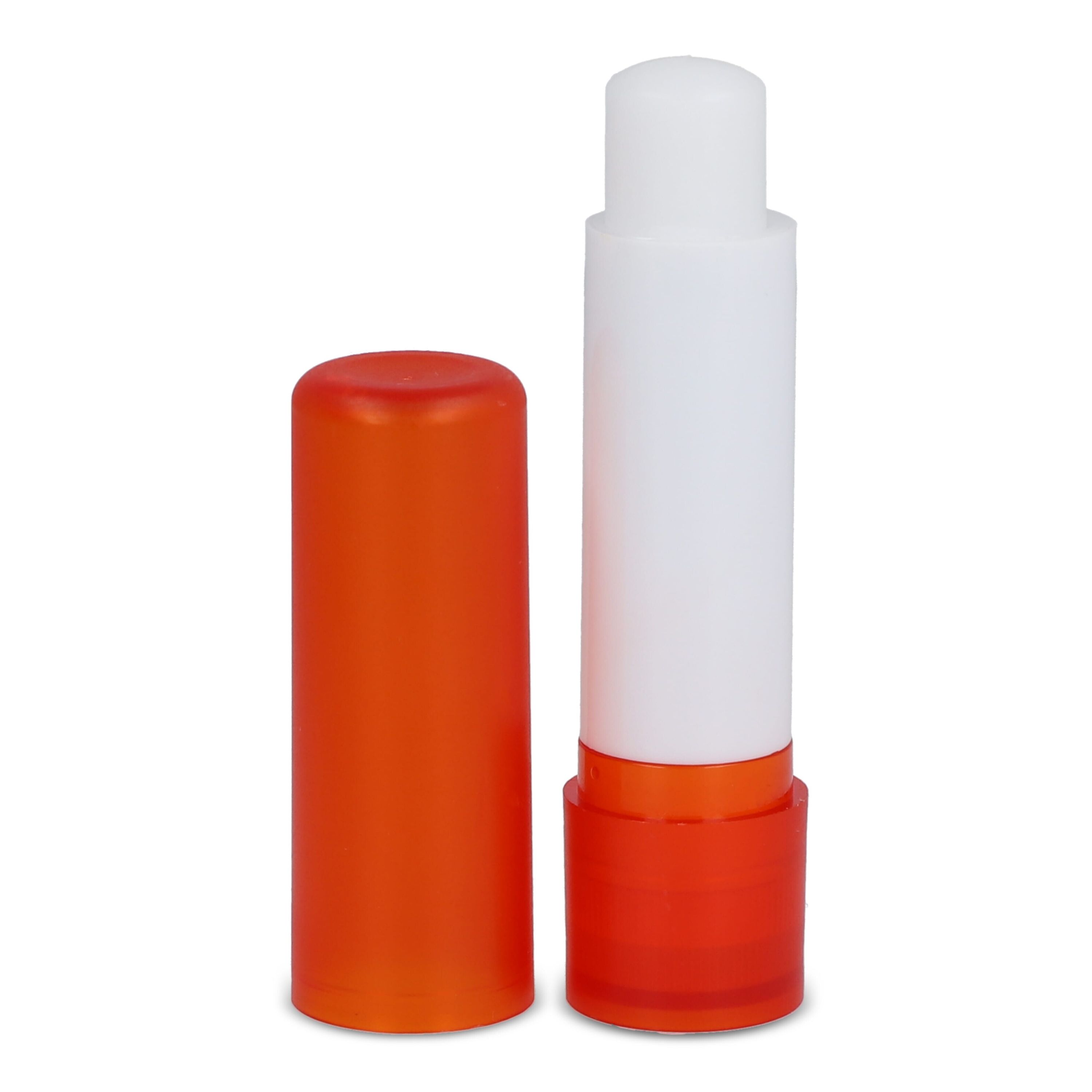 Klassischer Lippenpflegestift aus recycelten Materialien - natur  -  orange-615
