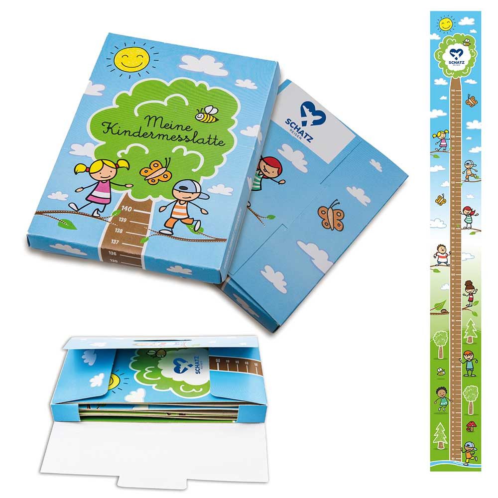 Kindermesslatte - Standard mit 1-c Logoeindruck-266