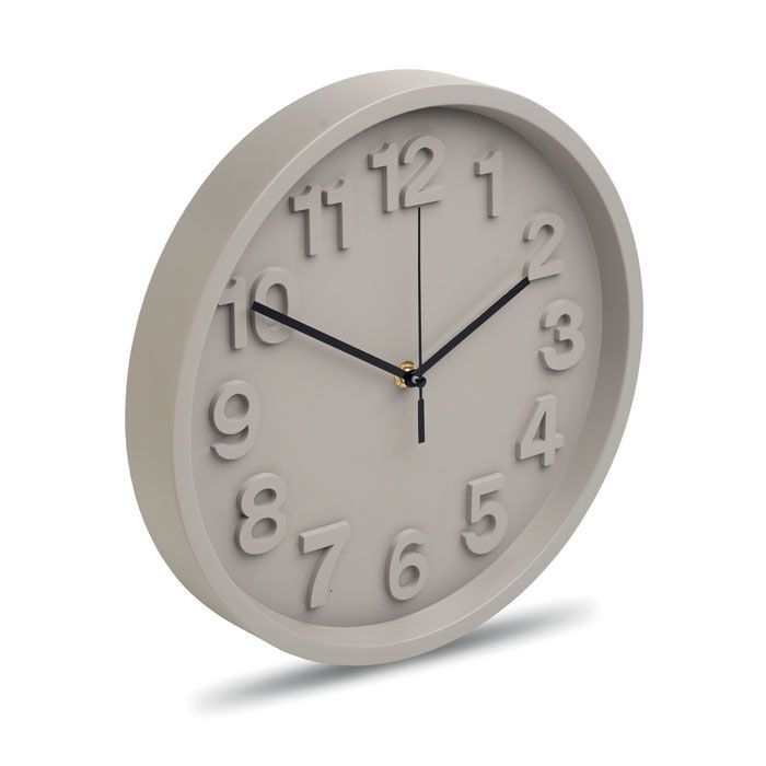 Wanduhr aus PP MURO - grau-625