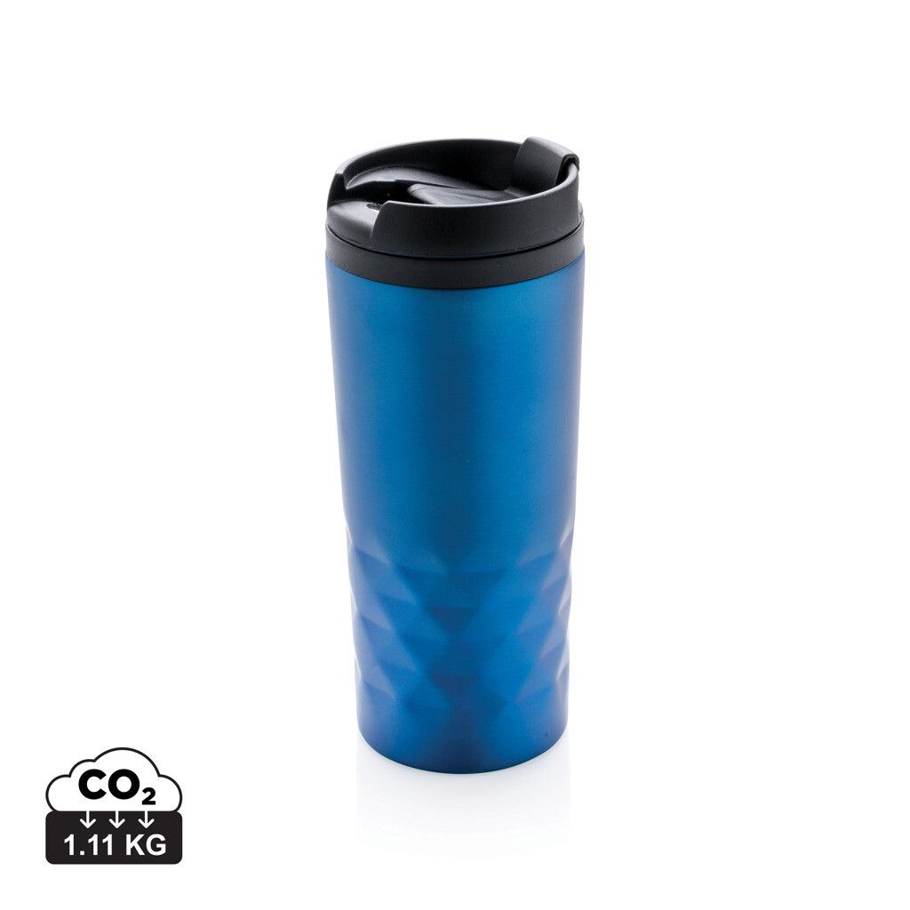 Geometrischer Becher - blau-100