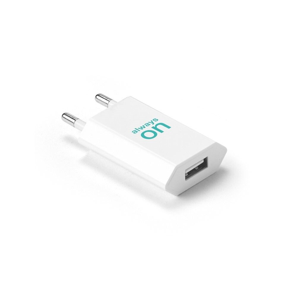 WOESE Netzadapter USB-A 5W aus recyceltes ABS (100% rABS) - weiß-447